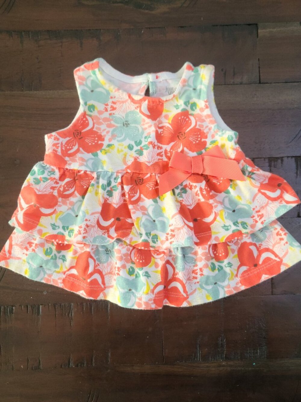 🧡 Floral Sleeveless Shirt